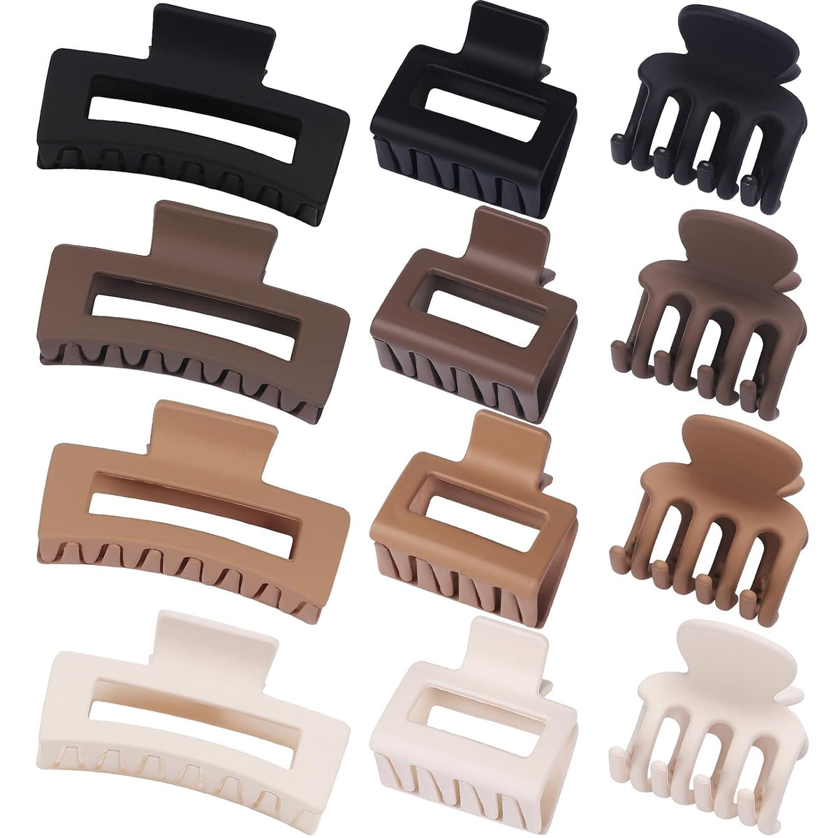 durable plastic body with a powerful metal spring for non-slip grip