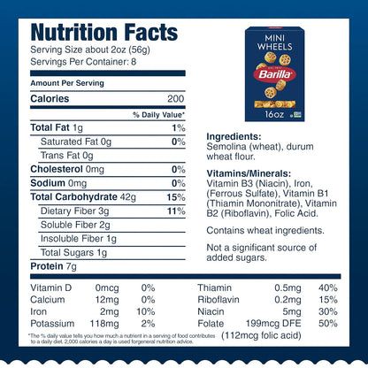 durum wheat semolina base delivering reliable al dente texture