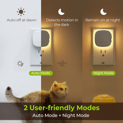 dusk-to-dawn light sensor for automatic on/off based on ambient brightness