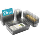 Clear Black - 25 Pack