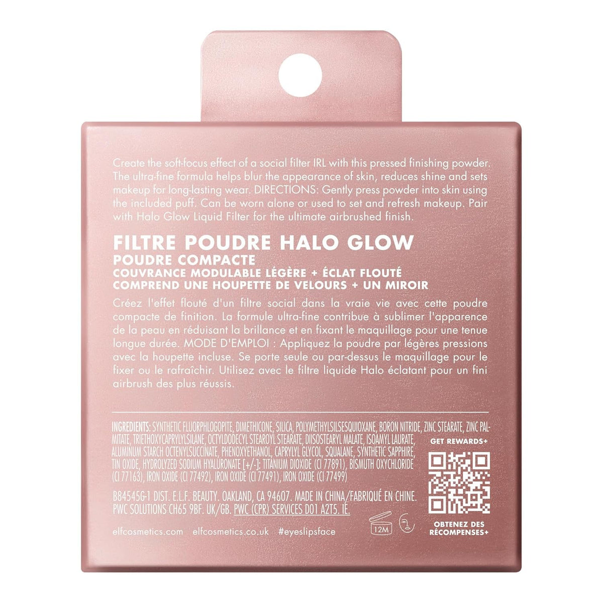 e.l.f. Halo Glow Powder Filter — Tween and Teen Gift Idea, Gentle Buildable Setting Powder for First Makeup Bags