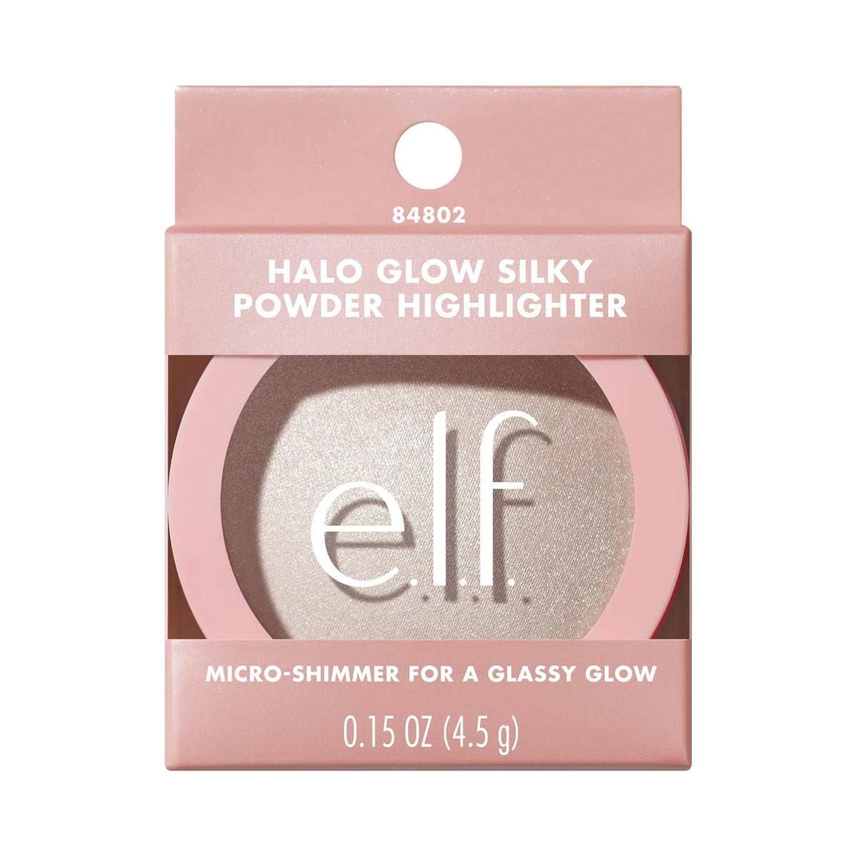 e.l.f. Halo Glow Silky Powder Highlighter – Thoughtful Valentine's Day Gift for Partner, Buildable Silky Glow