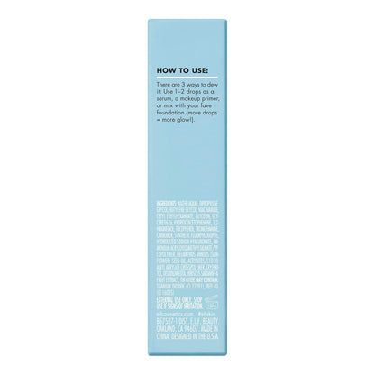 e.l.f. SKIN Holy Hydration! Thirst Burst Drops Mini – Intentional Vanity Minimalist Pick, Dewy Hyaluronic Acid Drops