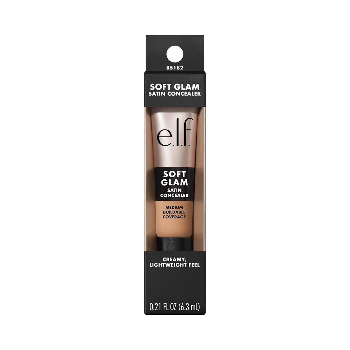 e.l.f. Soft Glam Satin Concealer, Vegan Blemish Coverage for Mindful Makeup Wellness Routines