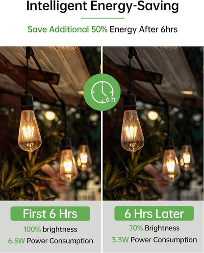 e26 base compatible with standard outdoor sockets and frosted-shade fixtures