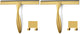 Brass - 10-Inch (Pack of 2)
