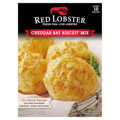 Red Lobster Cheddar Bay Biscuit Mix - Productive Home Kitchen Staple, Low-Fuss Biscuits for Lunch During Study Sessions