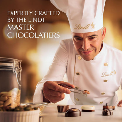 Lindt Mini Pralines Gourmet Chocolate Assortment, Polished Centerpiece for a High-End Home Dessert Cabinet