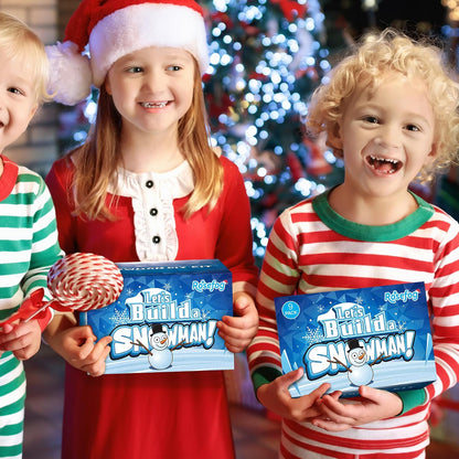 MIKABLOOM Christmas Clay Craft Set – Lightweight, Heat-Free Snowman Project for Family Spaces