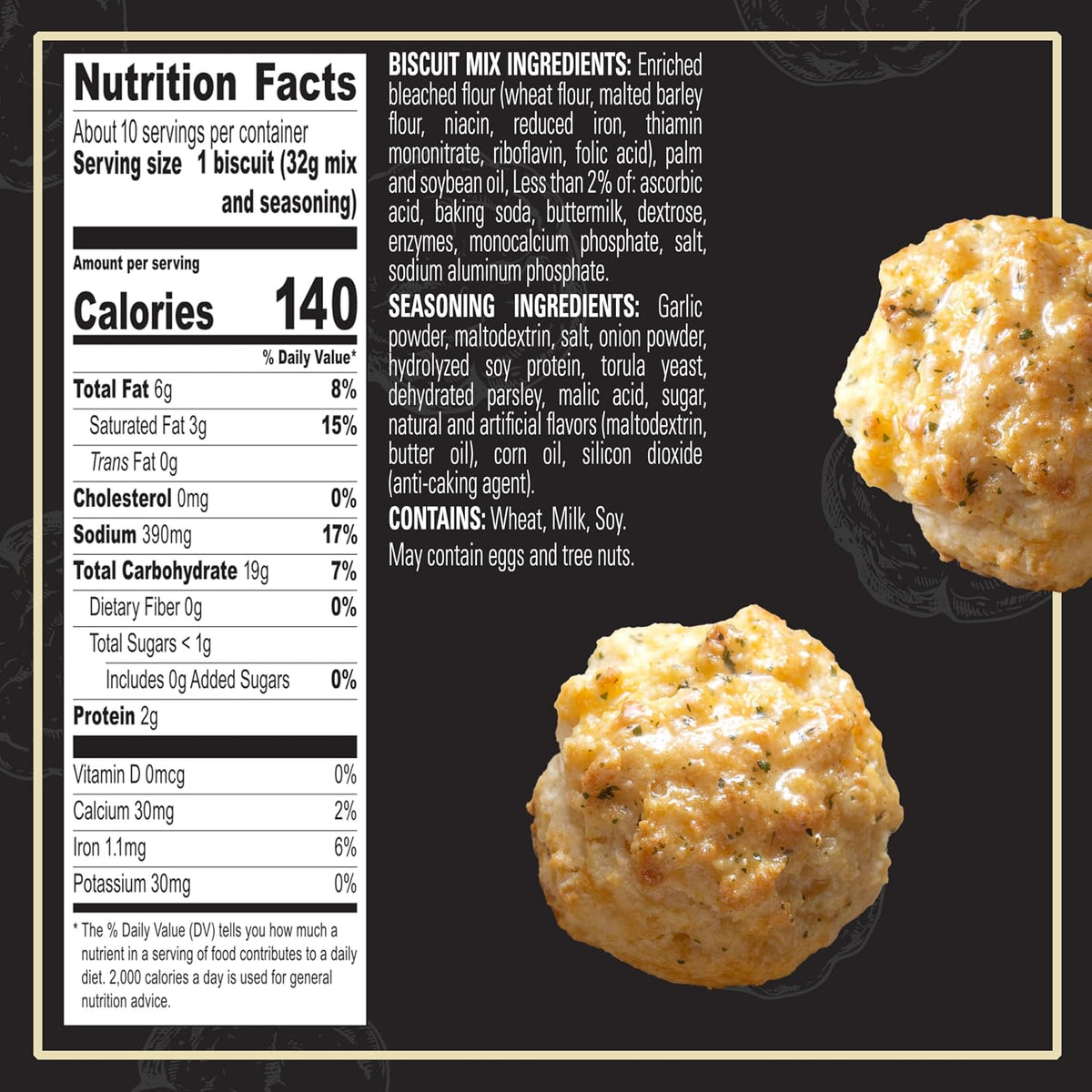 each box includes a dedicated garlic-herb seasoning pouch