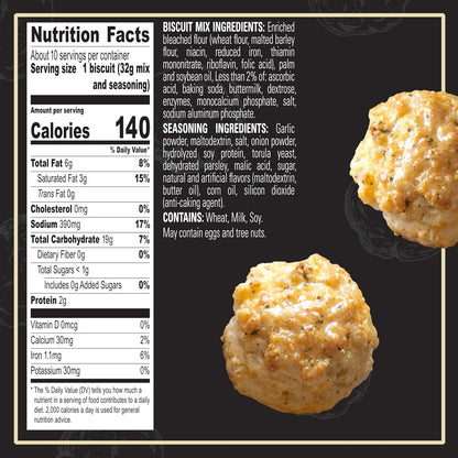 each box includes a dedicated garlic-herb seasoning pouch