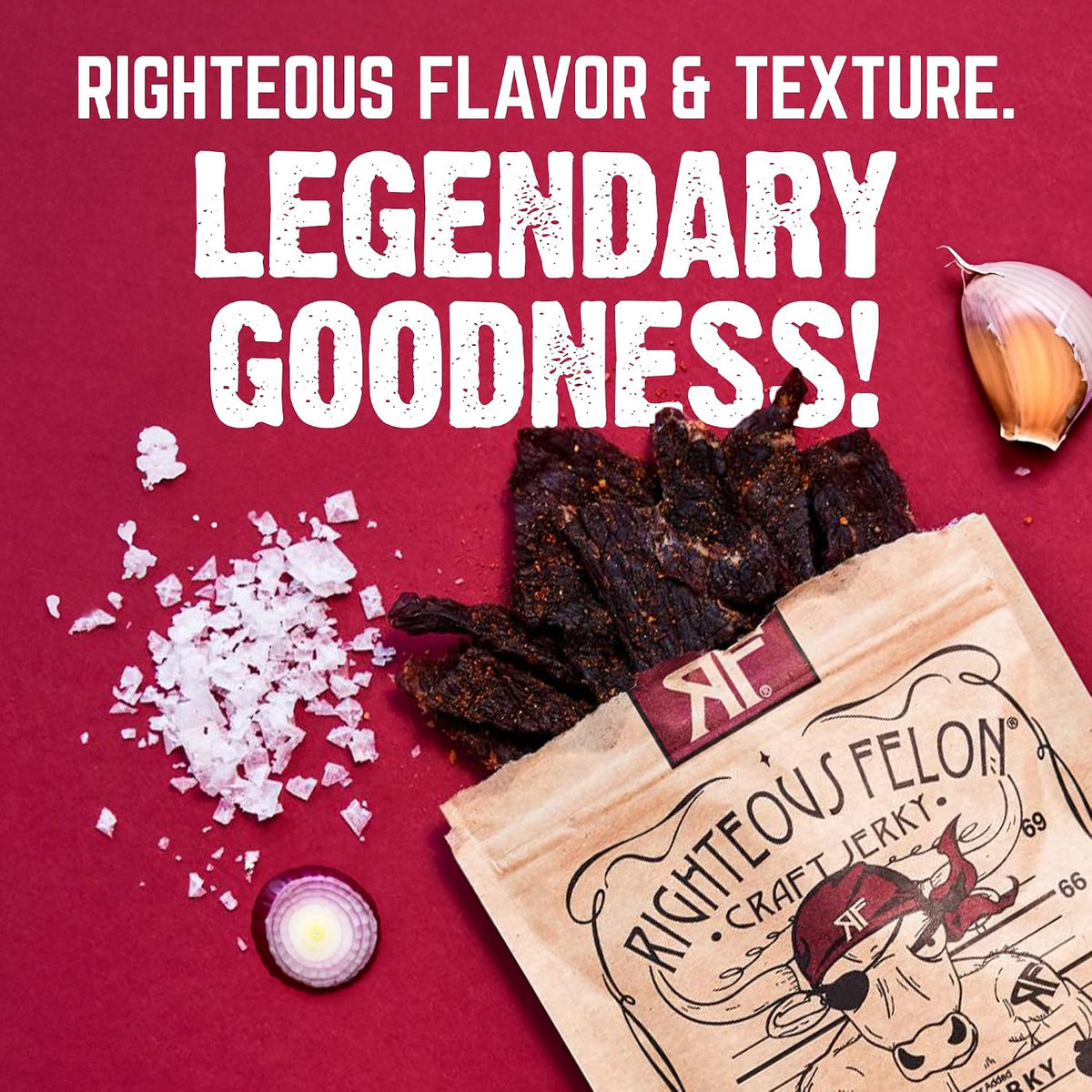 each variety is a gluten-free, high-protein, low-sugar, keto-friendly beef jerky option