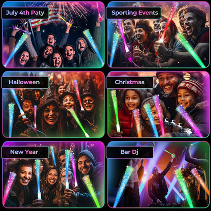 each wand is equipped with three batteries, an on/off switch, and replaceable battery capability