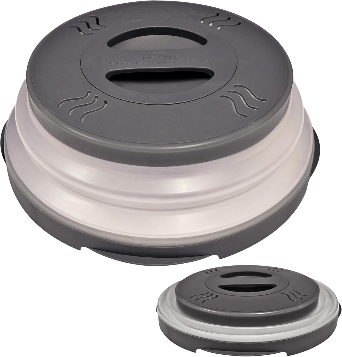 easy-grip handle for safe removal after heating, plus top-rack dishwasher compatibility