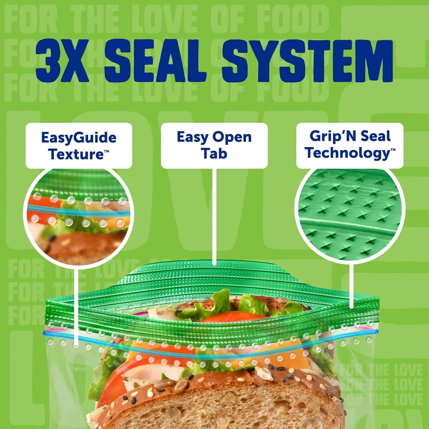 easyguide seal technology for airtight freshness
