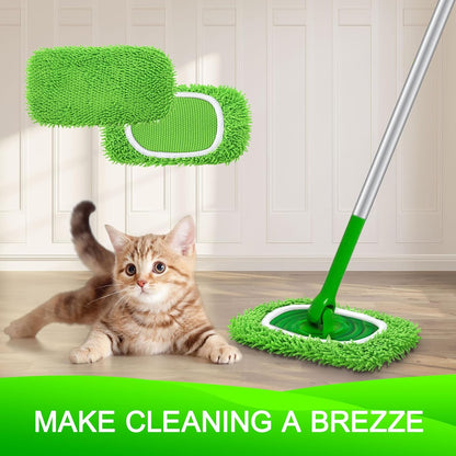 EcoHaven Chenille Mop Pad Refills – Gentle Wet and Dry Cleaning Around Pets and Toddlers