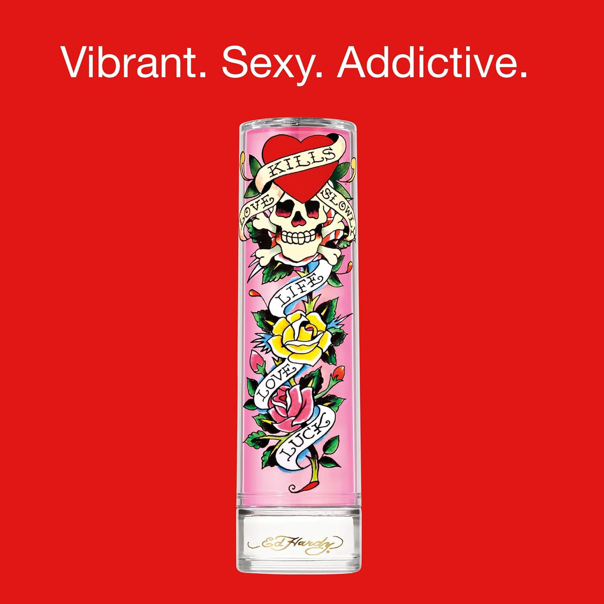 Ed Hardy Eau de Parfum Women – Long-Lasting Fragrance for a Calming Wind-Down Bath Ritual, 3.4 fl oz