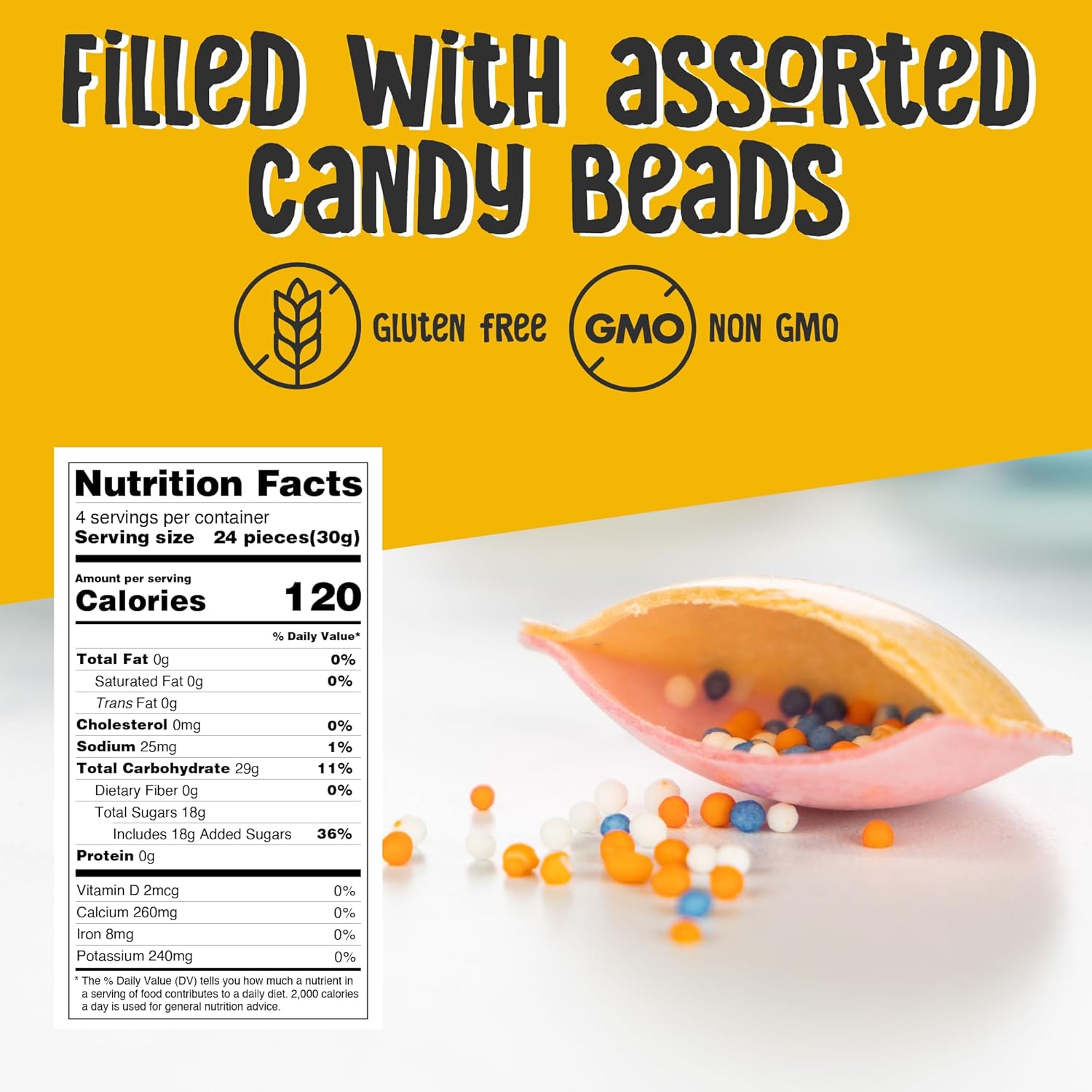 edible cornstarch outer saucer shell (also known as flying saucer shape)