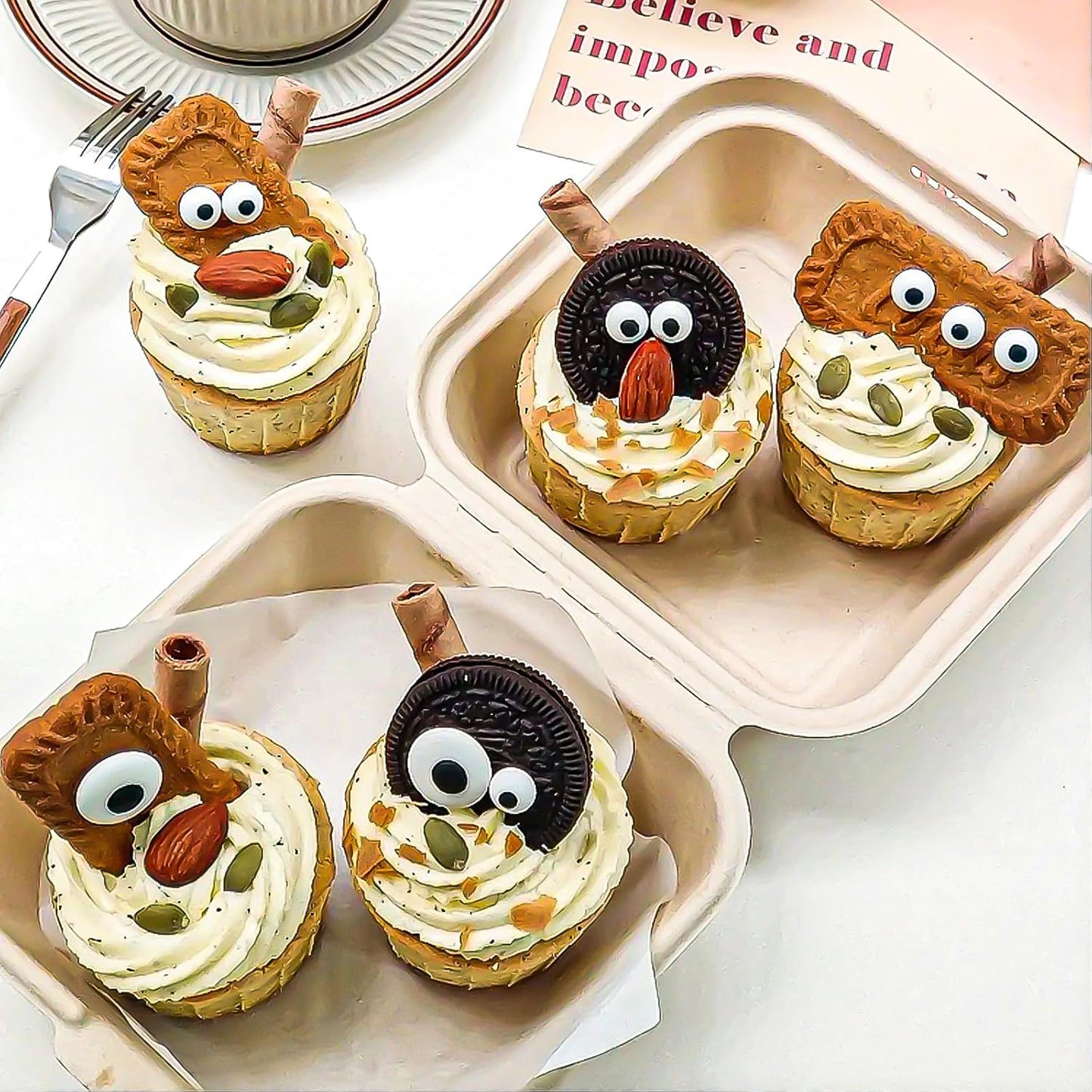 Edible Eye Sprinkles for Brownies – Durable Cake Decor for Patio and Outdoor Fall Gatherings