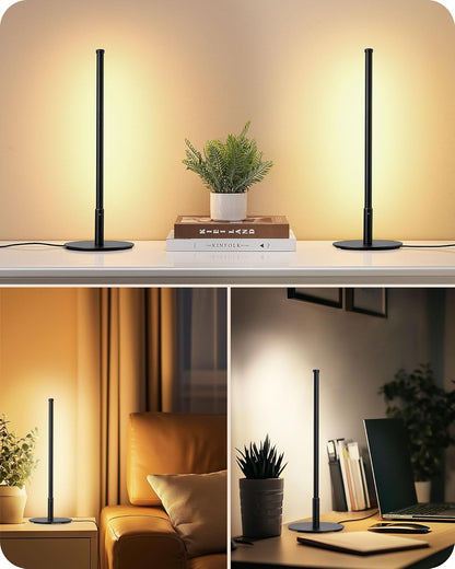 EDISHINE Minimalist Accent Lamp – Neutral-Toned Mood Light for Modern Living Spaces