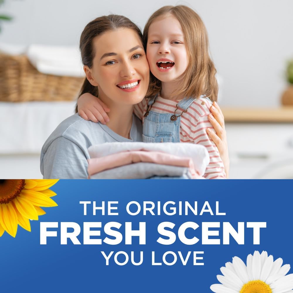 effective in cold water settings, including fresh scent and clean meadow scent variants