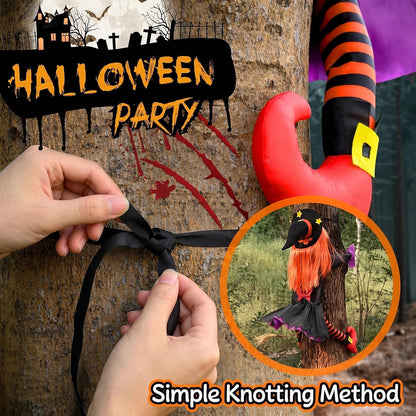 eight attachment cords (2 on each wrist, ankle, and hat) approximately 23 inches long for flexible securing