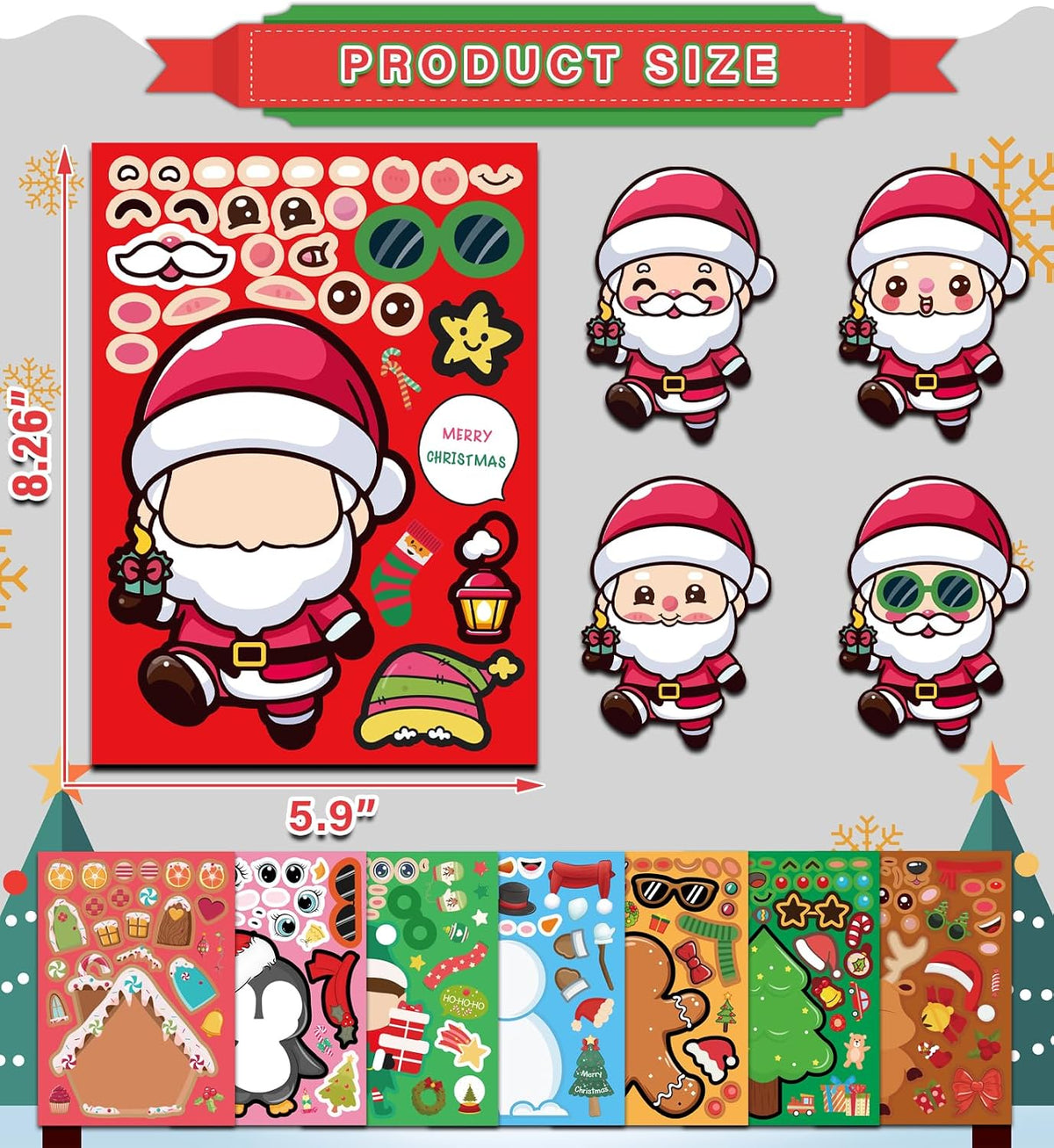 eight available themes: christmas, halloween, easter, valentine's day, thanksgiving, independence day, american flag, and animals