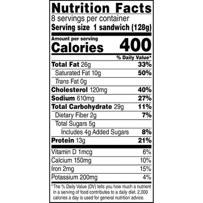 Jimmy Dean Sausage, Egg and Cheese Croissant Breakfast Sandwich – Warm, Satisfying Breakfast for Wellness-Focused Mornings, 8 Count