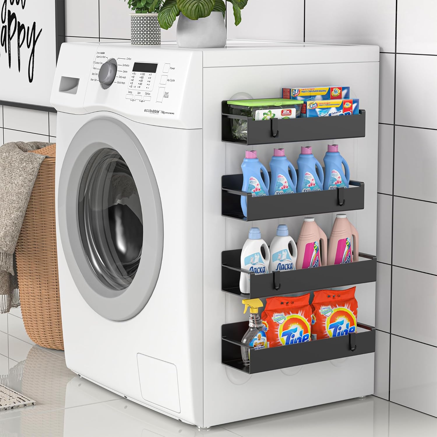 eight color finishes including black, matt black, light gray, cream white, dark grey, white, dark blue, and brown