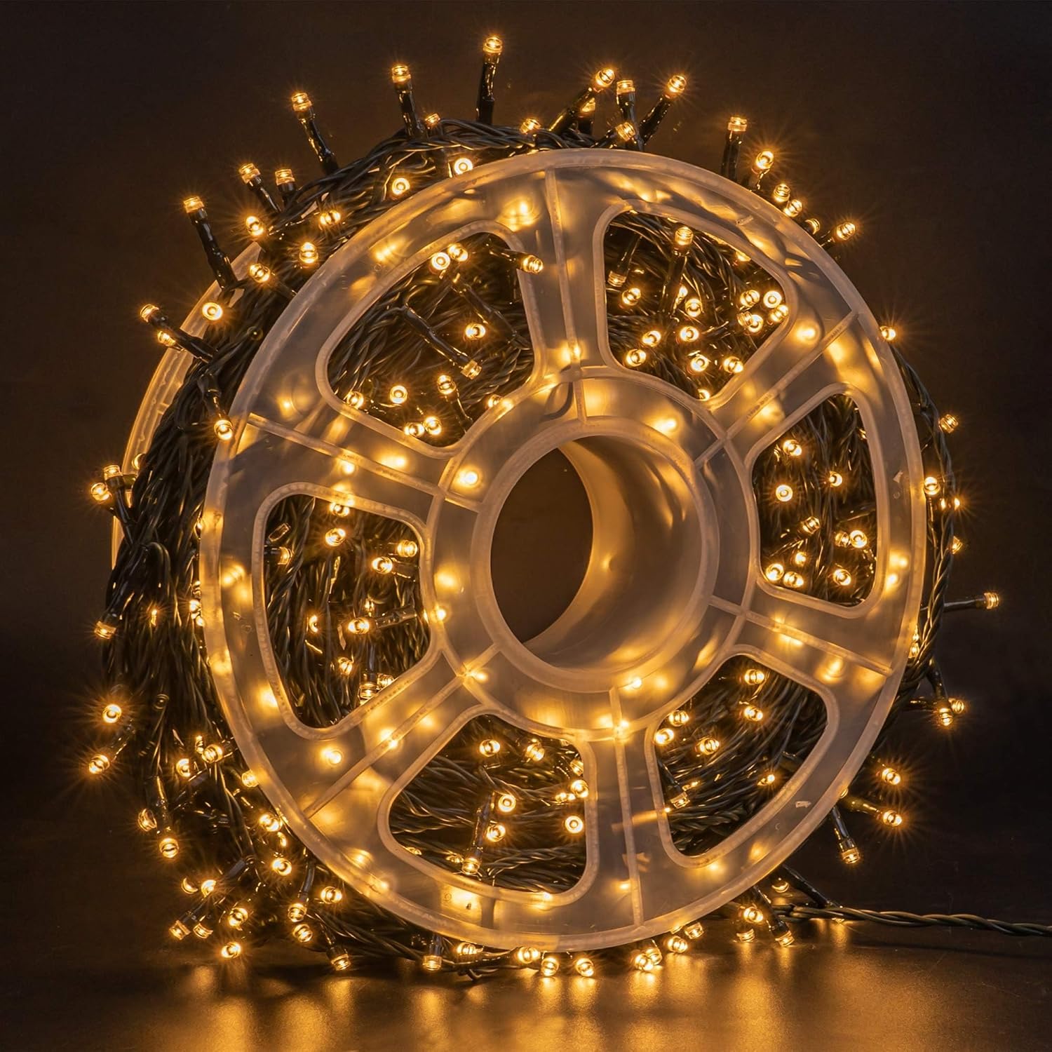 eight programmable lighting modes controlled by inline button