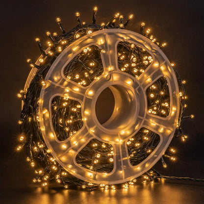 eight programmable lighting modes controlled by inline button