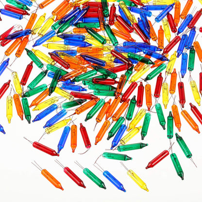 eleven color variants including multicolor, warm white, orange, pink, red, blue, pastel, and purple mixes
