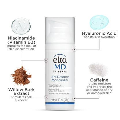 EltaMD AM Restore Oil-Free Facial Cream – Uncluttered Beauty for Intentional Self-Care