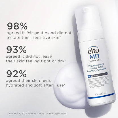 EltaMD Barrier-Strengthening Facial Cleanser – Wind-Down Evening Routine for Reactive Skin