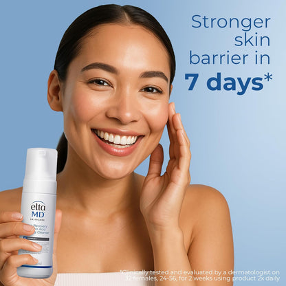 EltaMD Barrier-Strengthening Facial Cleanser – Wind-Down Evening Routine for Reactive Skin