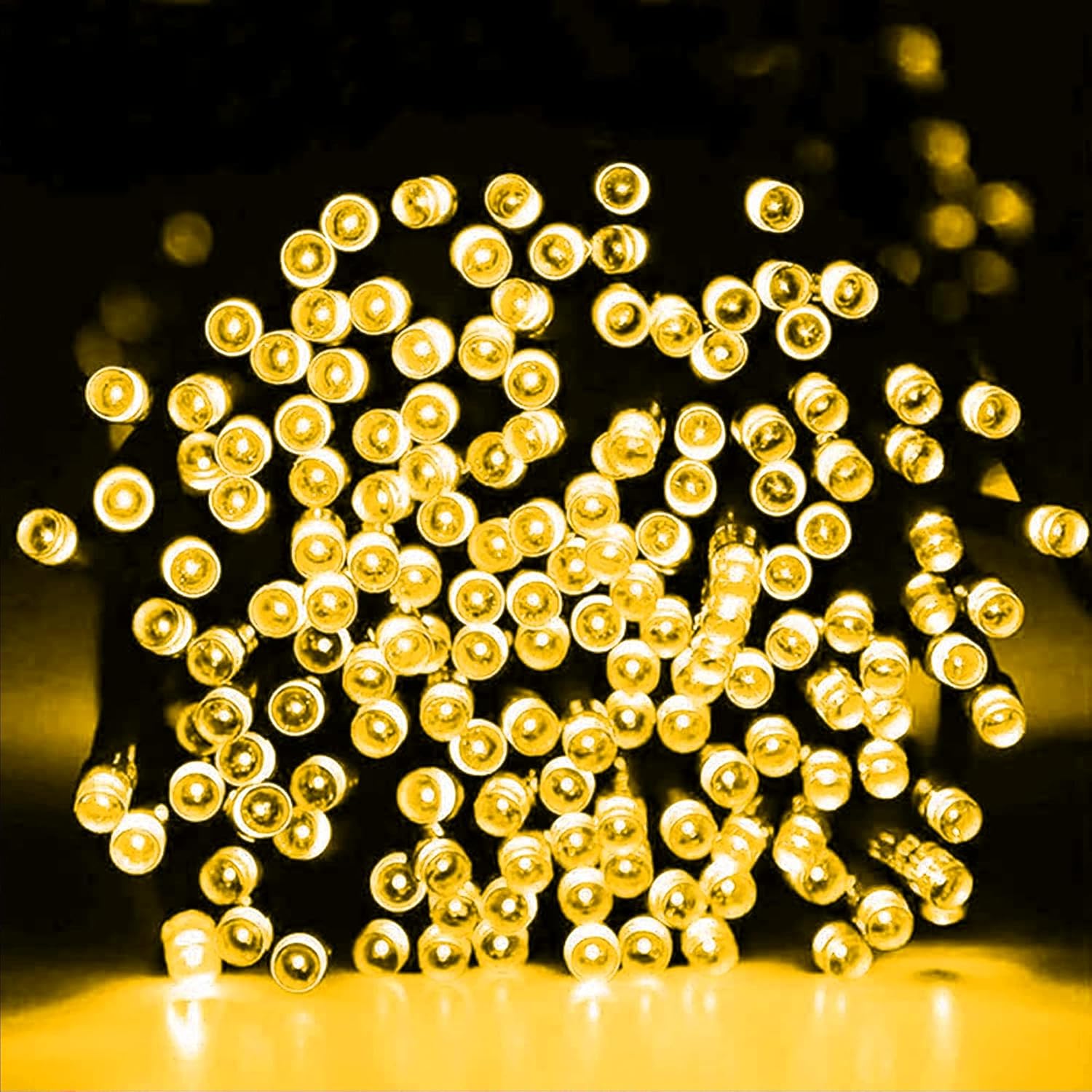 end-to-end connectable design supporting up to 4 linked strands (max 1200 leds) on a single power source