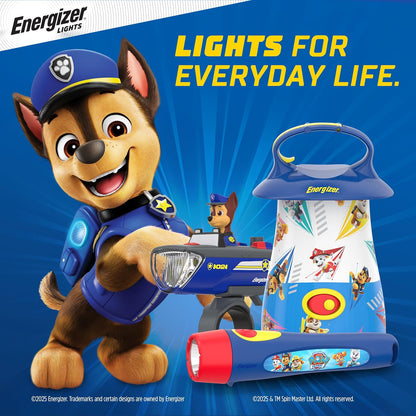 Energizer PAW Patrol Flashlight (2-Pack) – Child-Safe LED Light for Bedroom and Playroom Adventures
