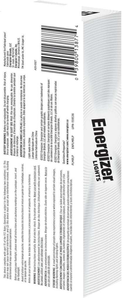 Energizer X400 Rechargeable Penlight for Electricians, Focused Beam for Inspecting Wiring in Dark Panels