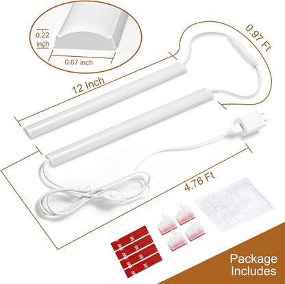 energy-efficient 12 watt-hour led output with low heat and long bulb life