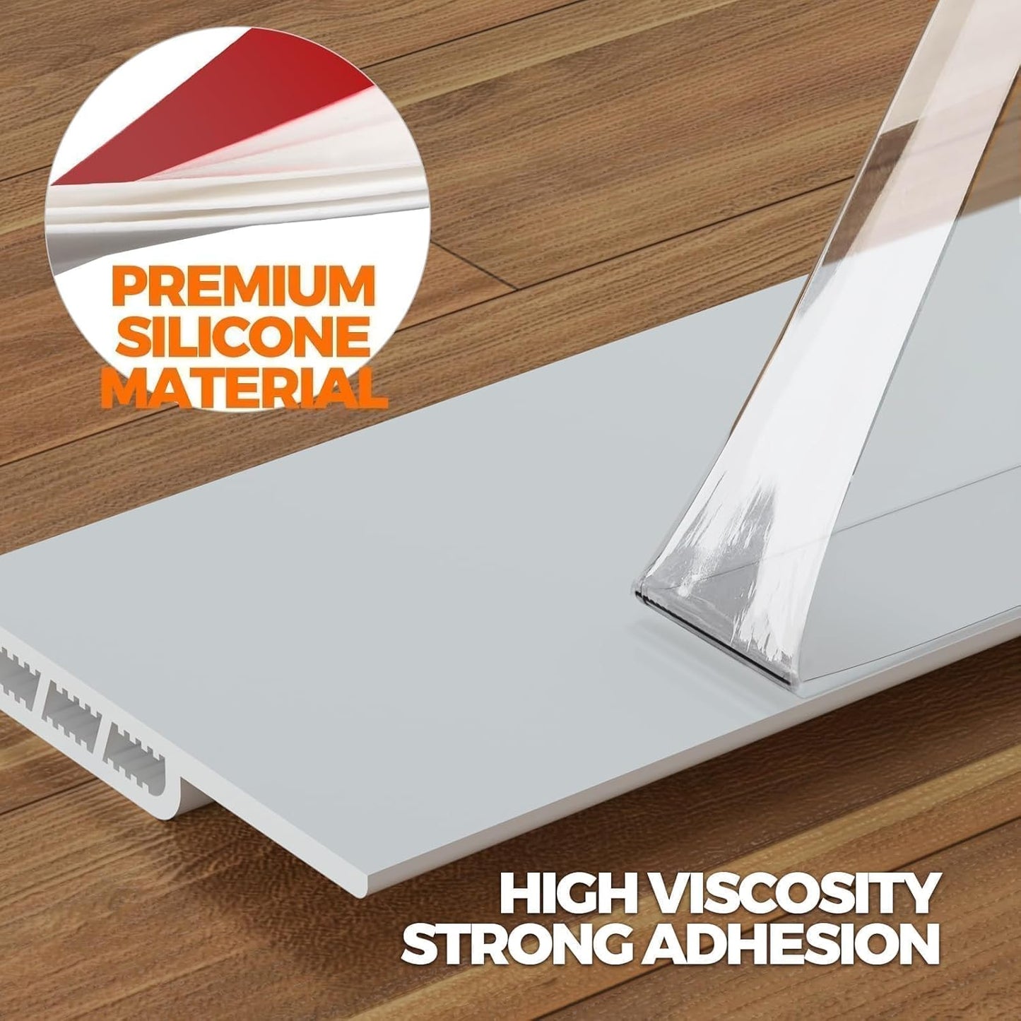 engineered structural profile that seals gaps from 0 to 1 inch