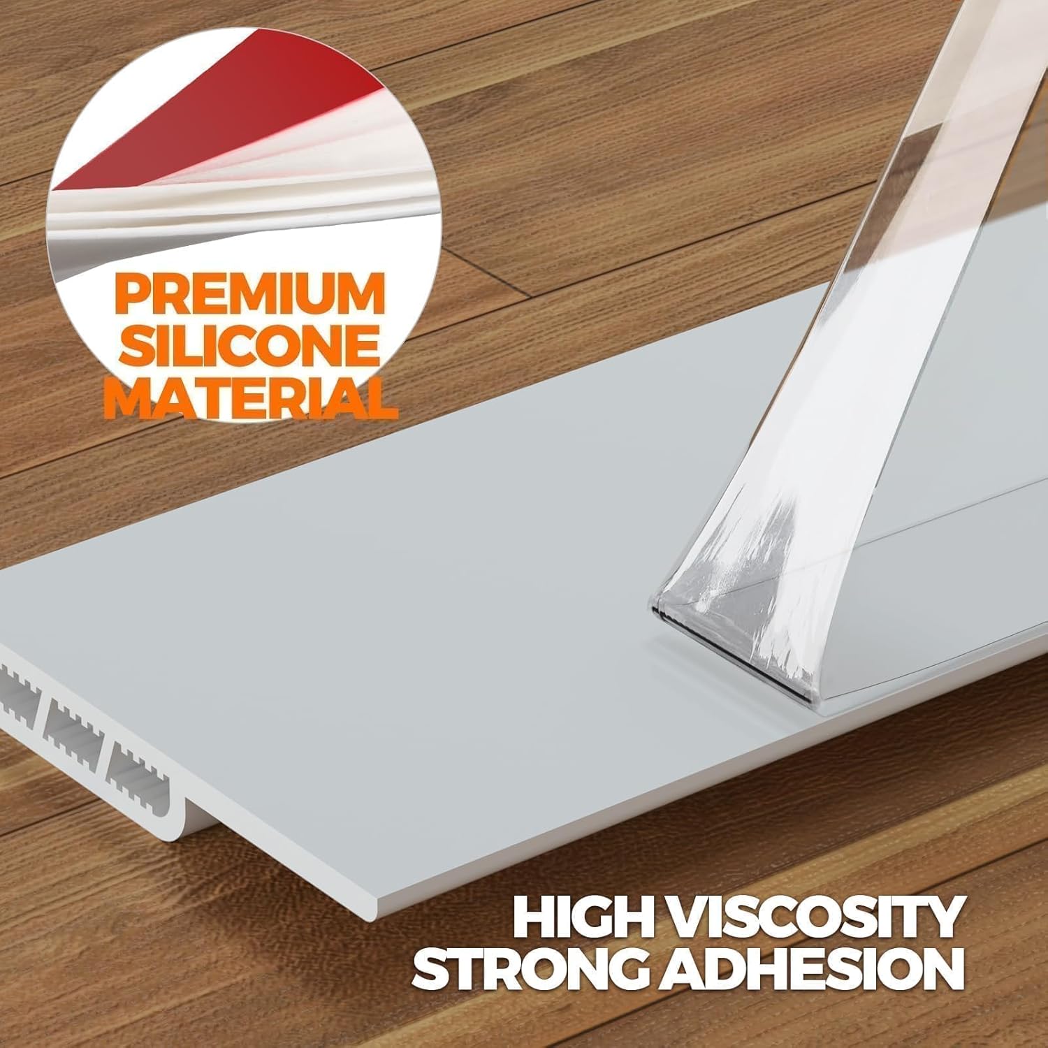 engineered structural profile that seals gaps from 0 to 1 inch