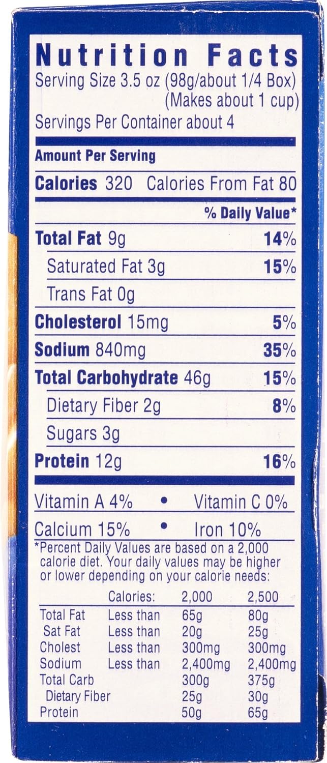 enriched macaroni noodles with a ridged texture for better sauce coverage
