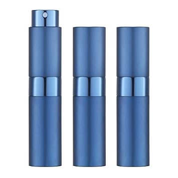 Enslume Premium Refillable Perfume Atomizer 3-Pack – Hefty Aluminum and Glass Sprayer for the Connoisseur