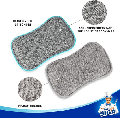 ergonomic curved shape sized at 6.5 x 3.85 x 0.98 inches for comfortable grip