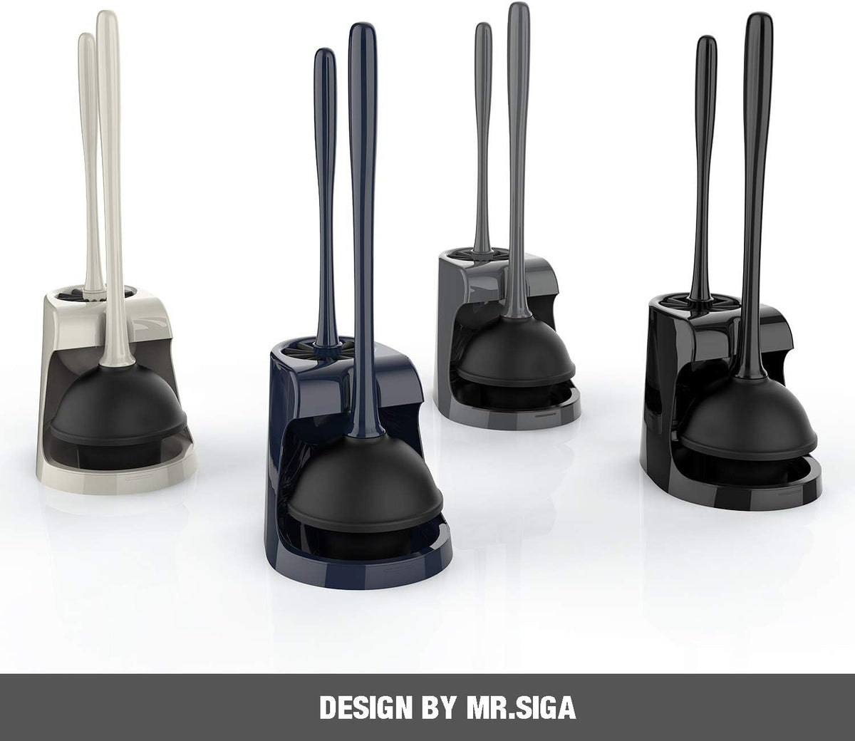 ergonomic polypropylene handle with secure grip for effective plunging