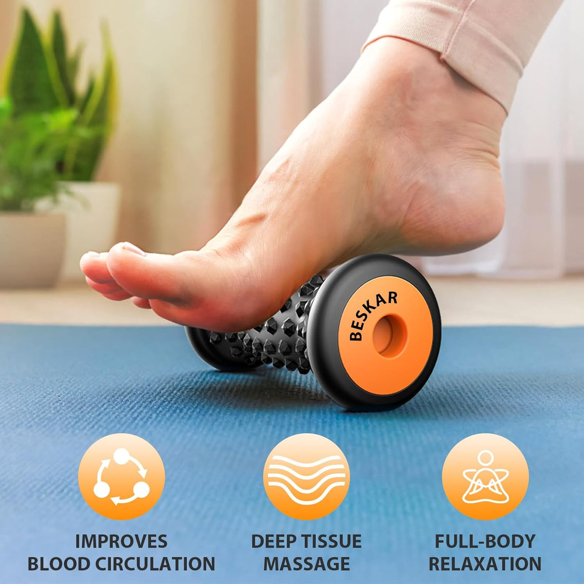 ergonomically contoured arch support that mirrors the foot's natural curvature