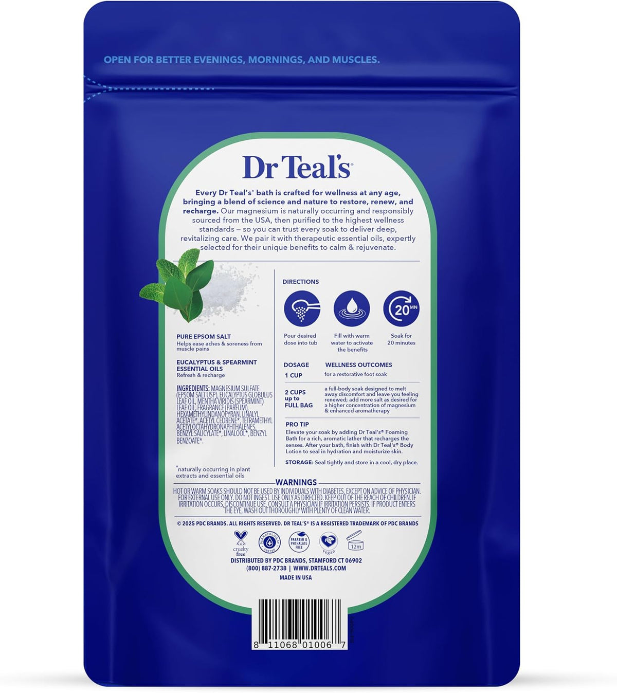 eucalyptus and spearmint essential oils for mood and respiratory relaxation