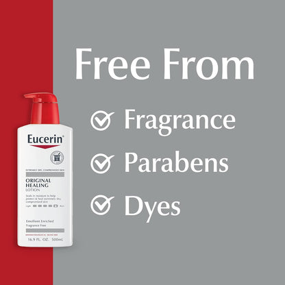 Eucerin Original Healing Rich Body Moisturizer – No-Risk Dry Skin Treatment