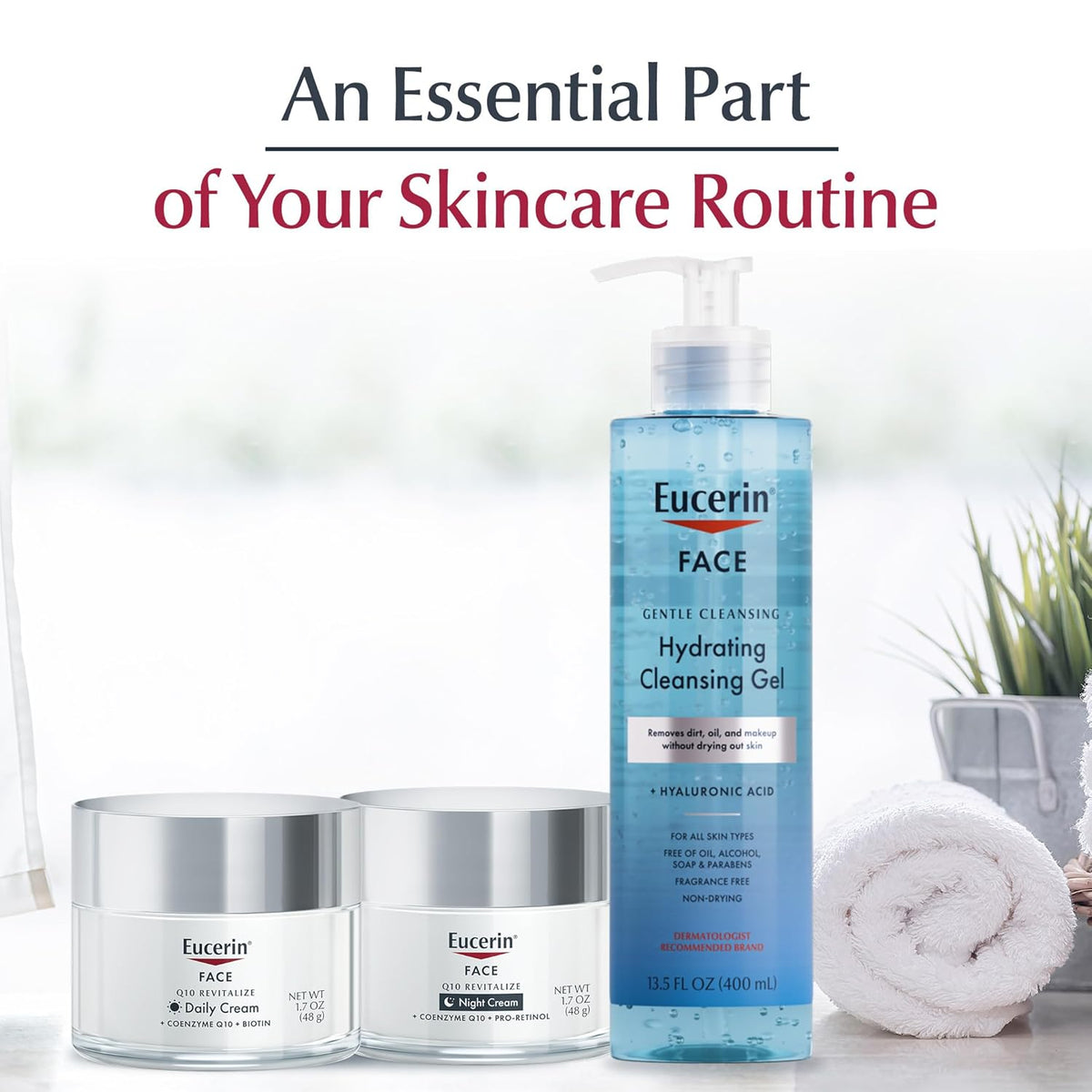 Eucerin Q10 Sensitive Skin Moisturizer – Mindful Self-Care Facial Treatment