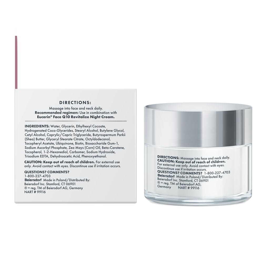 Eucerin Q10 Sensitive Skin Moisturizer – Mindful Self-Care Facial Treatment
